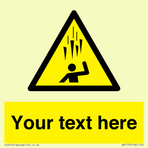 Custom Falling Ice sign